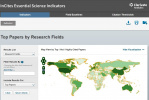 تغییر آدرس پایگاه آنلاین Essential Science Indicators